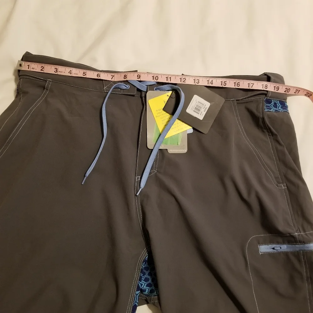 Huk Next Level Fishing Swimming Performance Boardshort NWT
